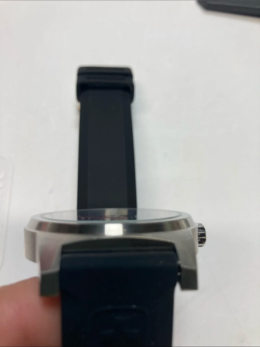Swiss Military Field Classic, blue Dial, black Silicone Strap, new battery